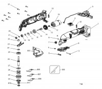 Black & Decker BDCOS18N Type 1 Oscillating Tool Spare Parts